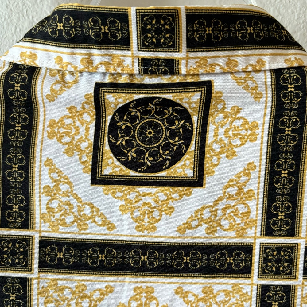 LEVEL TEN Men's Long Sleeve Versace Vibe Button Up Shirt--M - Picture 7 of 16
